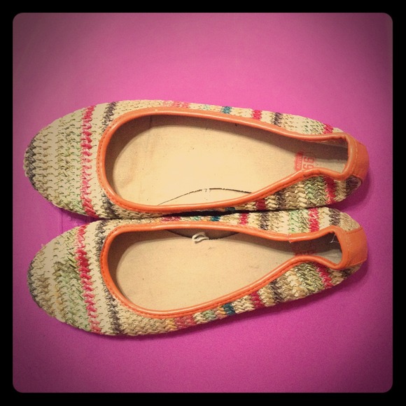 ⛔BUNDLE TRADED⛔Route 66 colorful flats