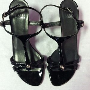 Stuart Weitzman blk sandal