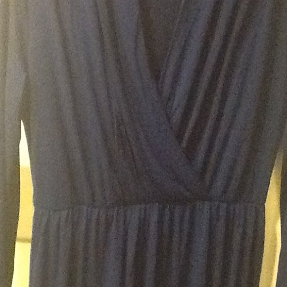Royal blue long sleeved dress - Picture 2 of 2