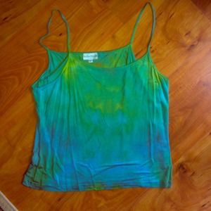 100% silk tank top