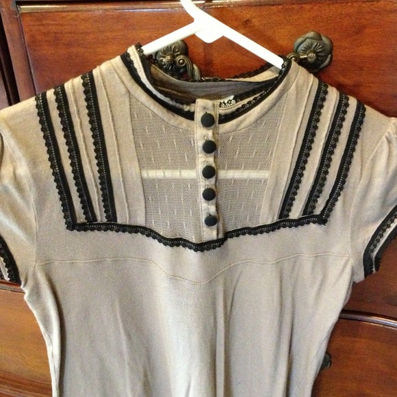 ***TRADED***H&M brown & black top! - Picture 2 of 2