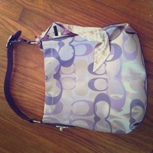 Coach purple bag