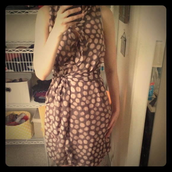 Loft Faux Wrap Dress **Very Flattering** size 8