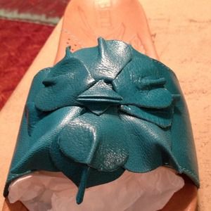 Women's turquoise sandals by born.