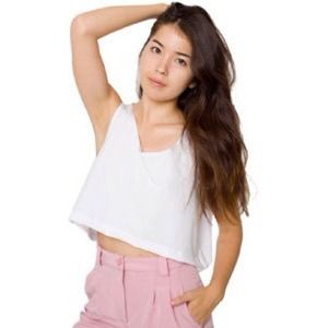 SOLD American Apparel Loose Crop Tank