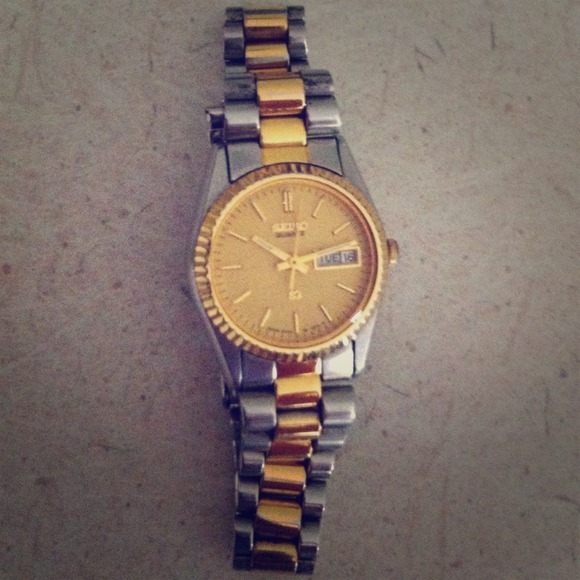 Seiko two tones watch with date