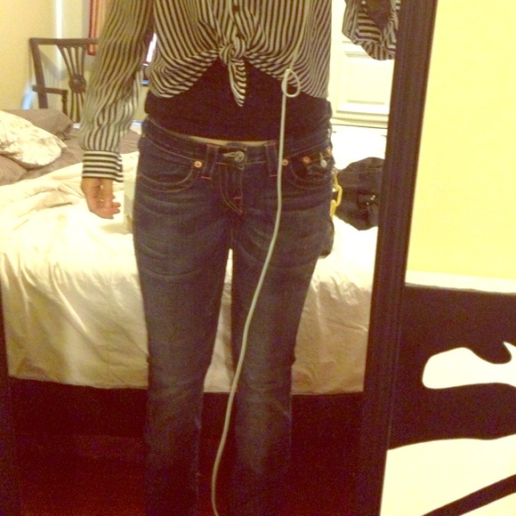 Size 27 skinny leg true religion