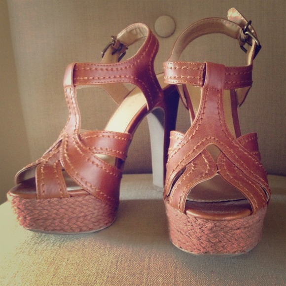 Lauren Conrad platform sandals