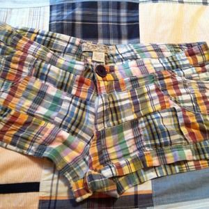 Plaid summer shorts