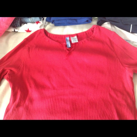 Girls red shirt