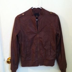 Modclothe Leather Jacket (brown)