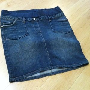 Maternity Denim Skirt