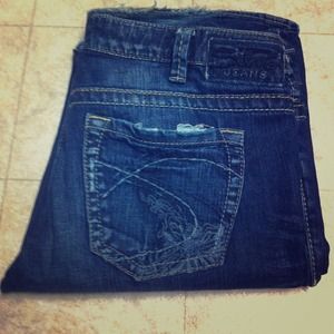 SOLD IN BUNDLE! Silver Bootcut "Alex" Jeans