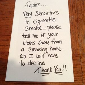Smoke free homes only please :)