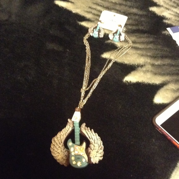 Necklace and earrings