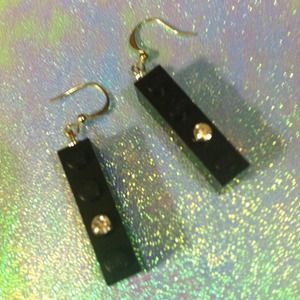 Lego earrings!!