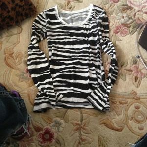 Junior zebra top