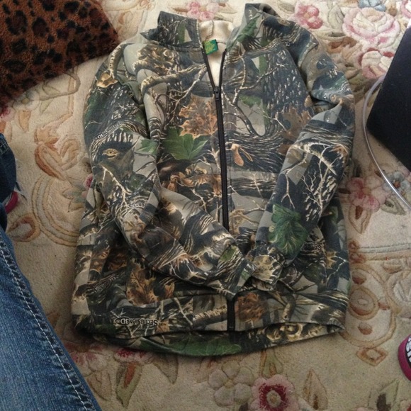 Boys XL camo hoodie