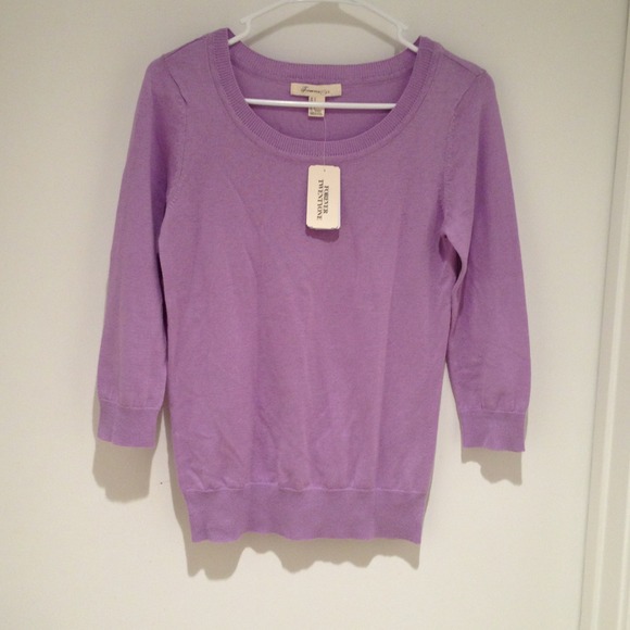 ⭐️SOLD⭐️NWT 3/4 Sleeve Purple Shirt