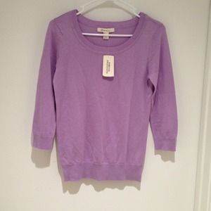 ⭐️SOLD⭐️NWT 3/4 Sleeve Purple Shirt