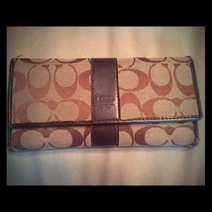Coach cloth wallet