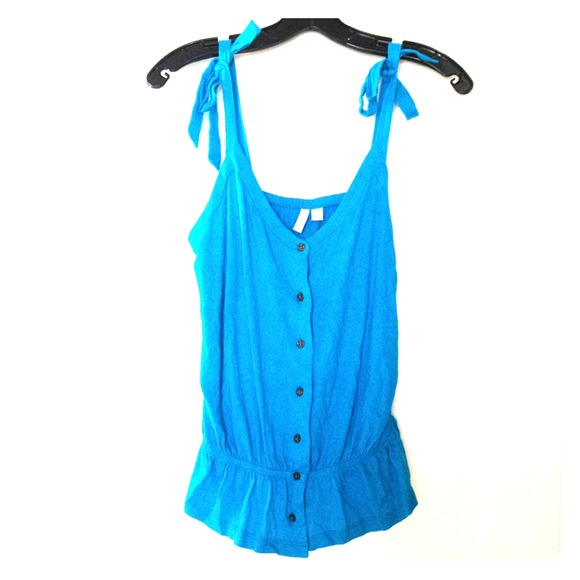 ~SOLD~ Bright blue old navy tank top