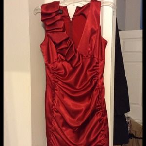 Jessica McClintock red dress