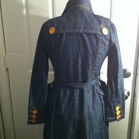 Marc Jacobs denim trench jacket. - Picture 3 of 4