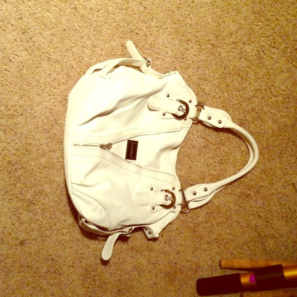 White purse