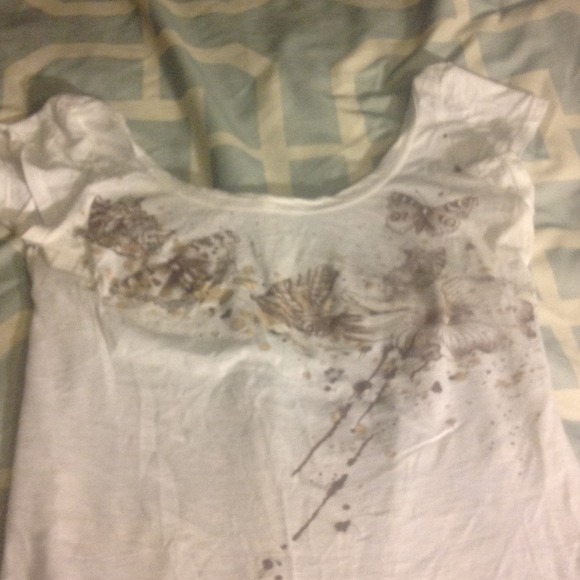 Tissue Tee with front and back design!! - Picture 2 of 3