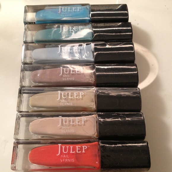 7 Lovely Julep Nail Polishes. Brand New!