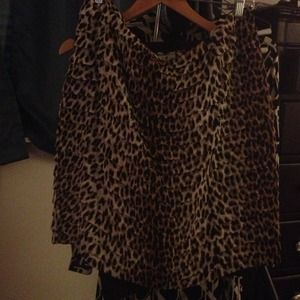 SOLD🎶🎶🎶🎶🎥🎥Cheetah Tiered Skirt