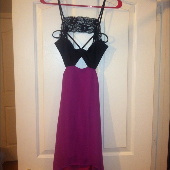 Dresses & Skirts - High low cut out looks like it's by nastygal dress