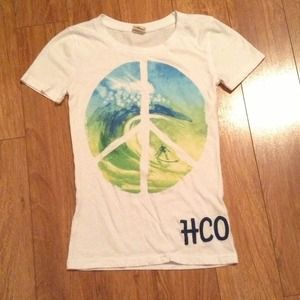 Peace Sign Hollister T-Shirt