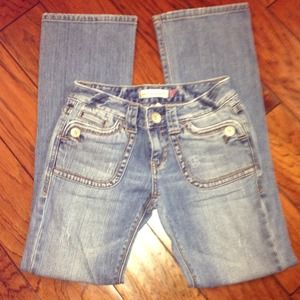 Aeropostale Chelsea Bootcut Jean Sz 1/2