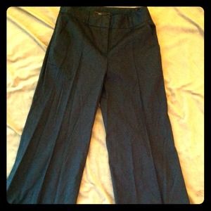 BCBG Maxazria NEW Navy Woven wide-leg pant