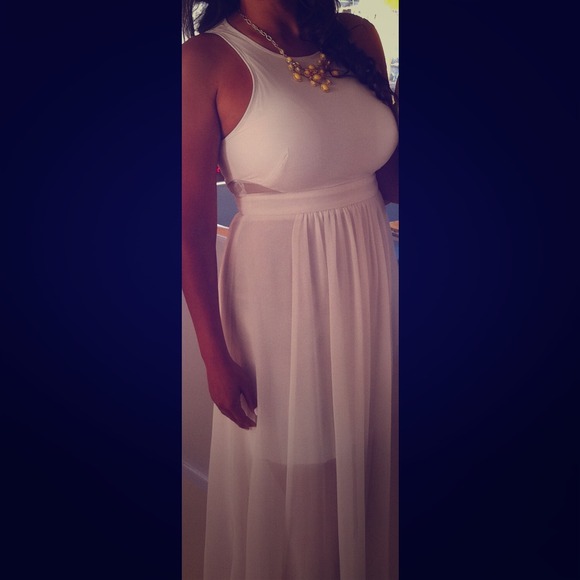 Beautiful white flowing dress