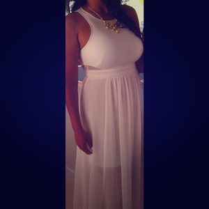 Beautiful white flowing dress