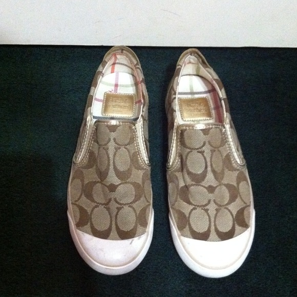 AUTHENTIC Coach Slip-On Sneakers