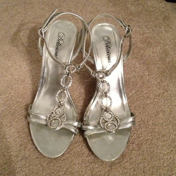 Silver heels