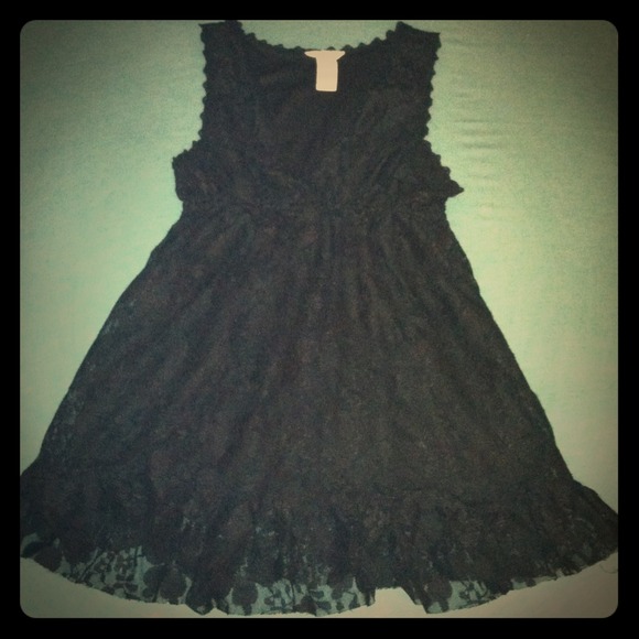 Classy Black Lace Candies top!