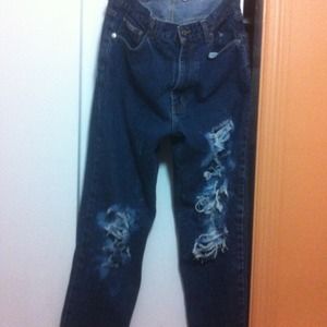 Bundled High waisted jeans