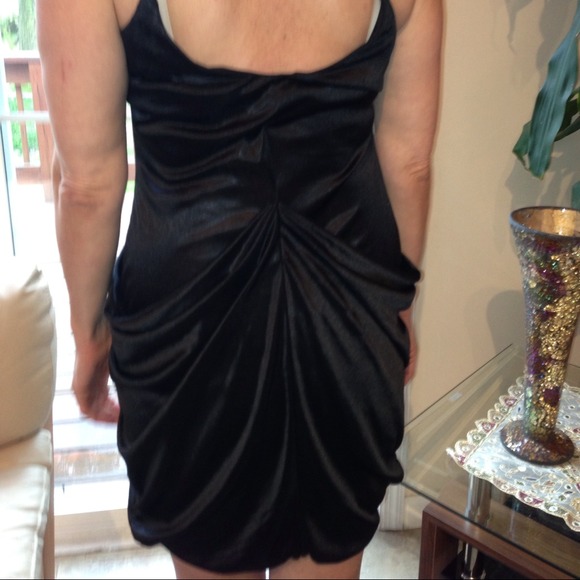 🎁Sold🎁Cute Black dress with silver sequence - Picture 3 of 3