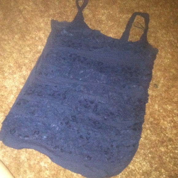 Dark blue express tank top