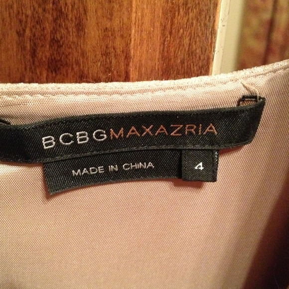 REDUCED: Gorgeous BCBG champagne dress! - Picture 2 of 2