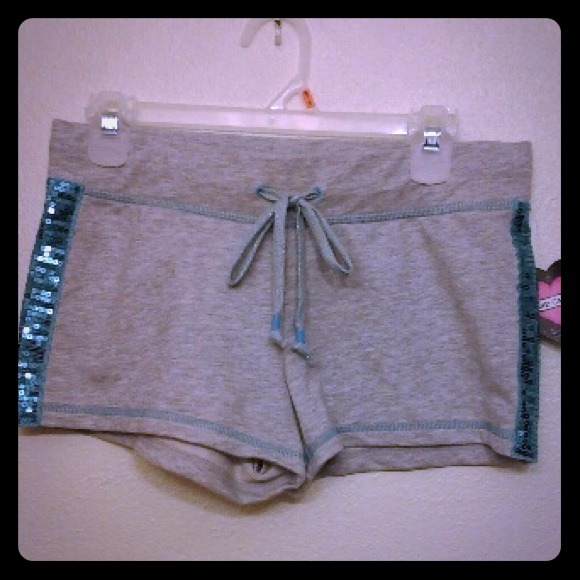 Blingy workout shorts