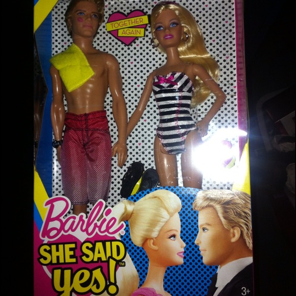 Barbie and Ken "She Said Yes" Set