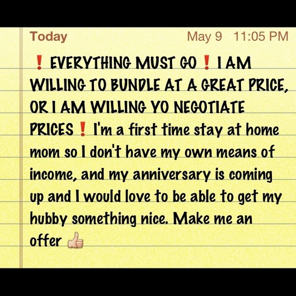 EVERYTHING MUST GO! PRICES NEGOTIABLE!