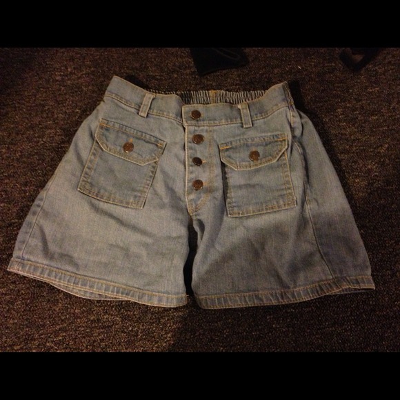 Demin short high waisted