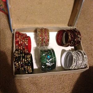 multicolored bangles-lot reduced ✂